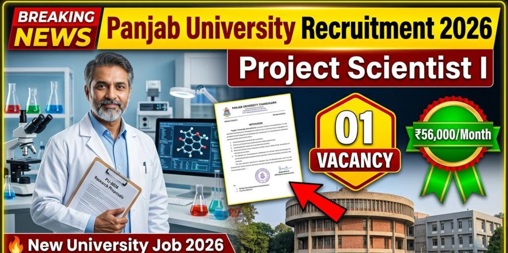 Panjab University Recruitment 2026