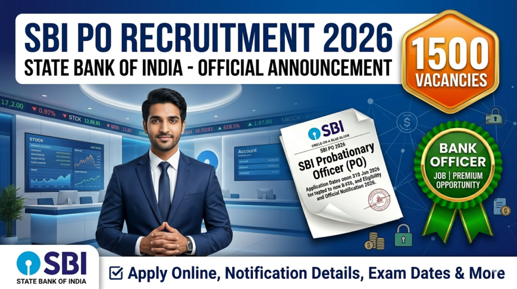 SBI PO 2026 Notification Out