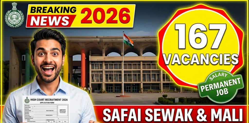Punjab and Haryana High Court Recruitment 2026