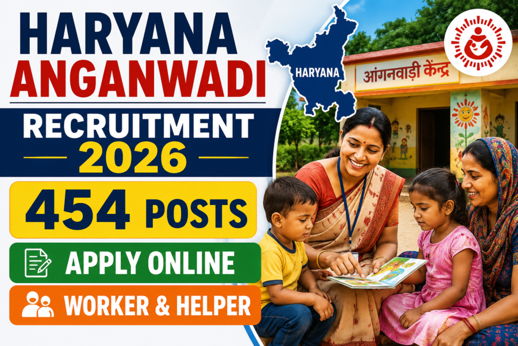Haryana Anganwadi Recruitment 2026