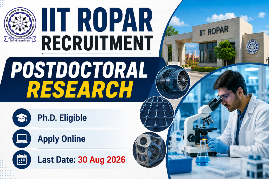 IIT Ropar Recruitment 2026